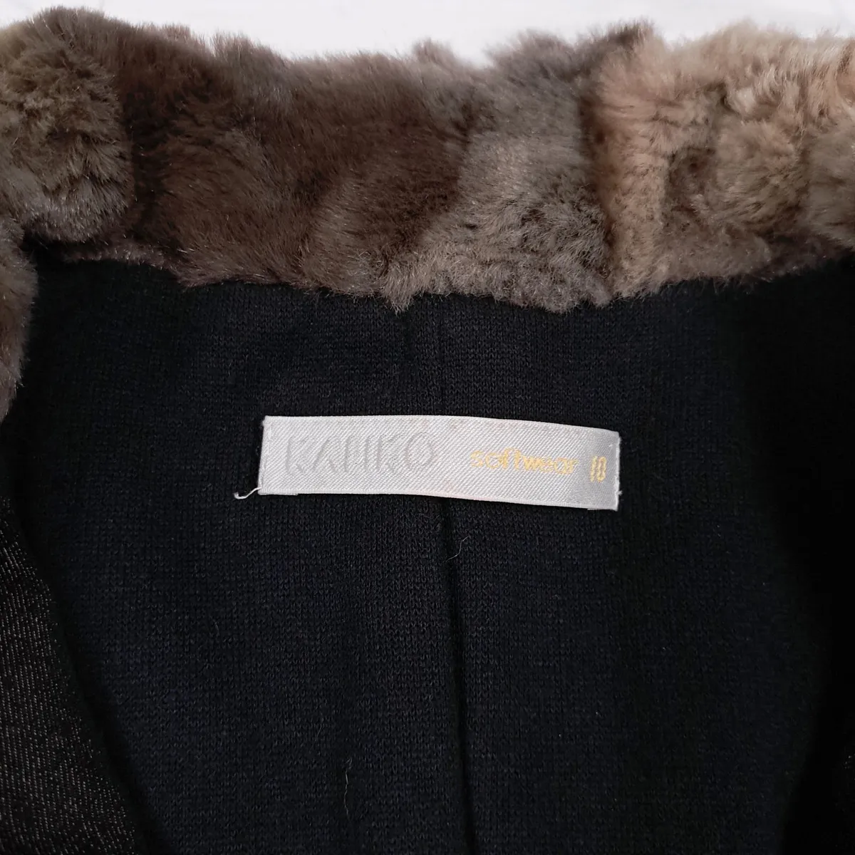 Kaliko Dark Charcoal Grey Zip-Up Jacket 10UK/38EU - Image 4