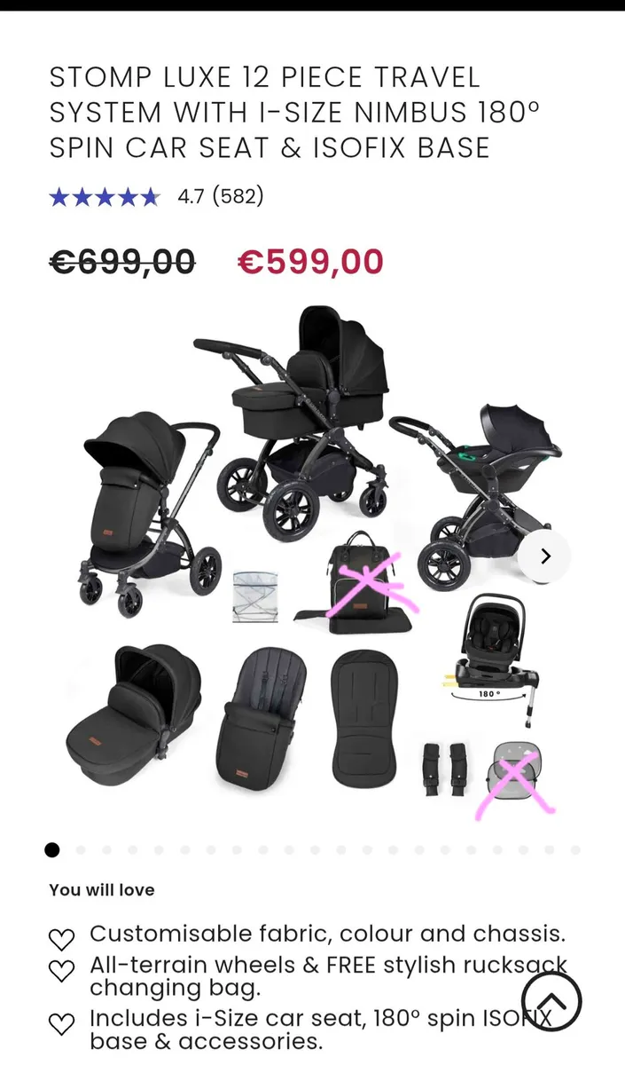 Ickle Bubba Stomp Luxe Travel System - Image 1