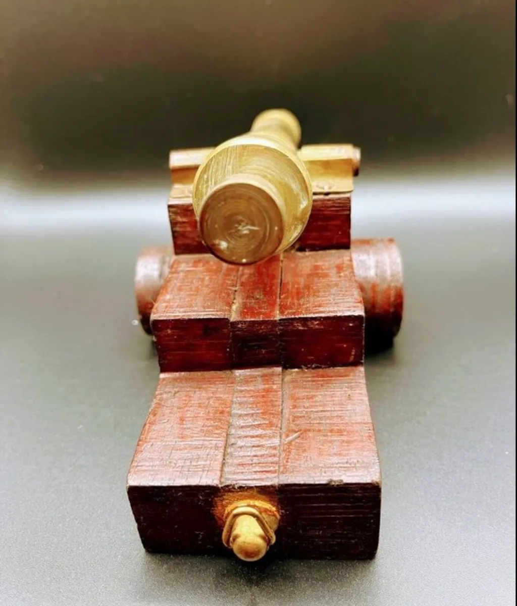 Pair of Brass Cannons - Image 4