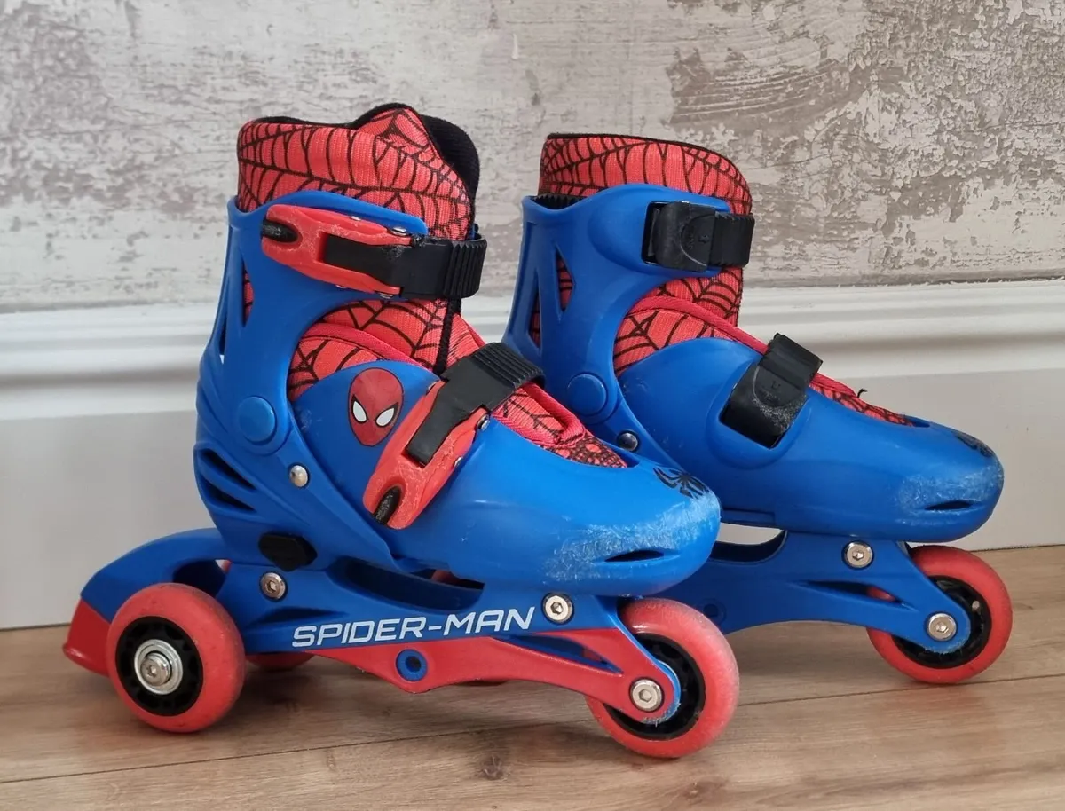 Kids Skates Roller Blades Spiderman - Image 1