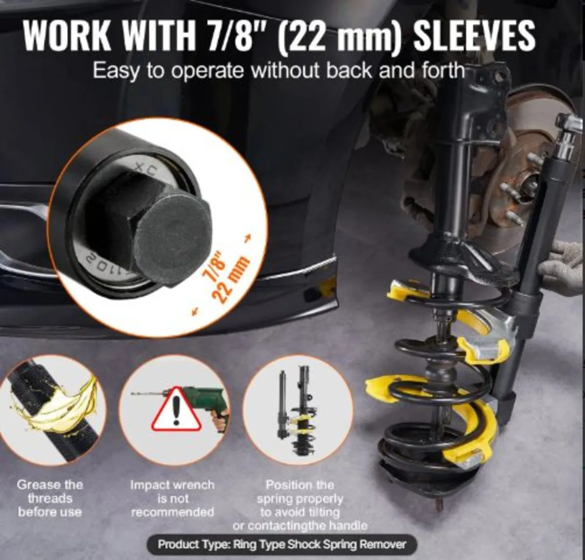 Strut Spring Compressor Set, Macpherson Strut - Image 4