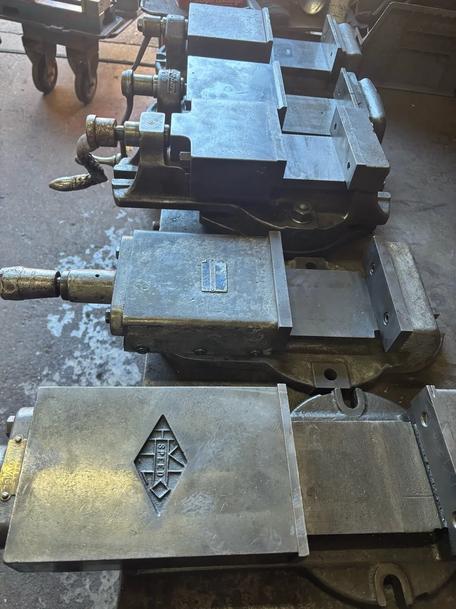 Machine vices 6”—12”. Opening 12” - Image 4