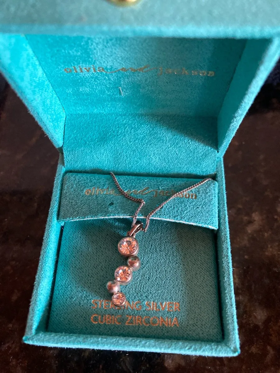 Sterling Silver pendant and chain - Image 1