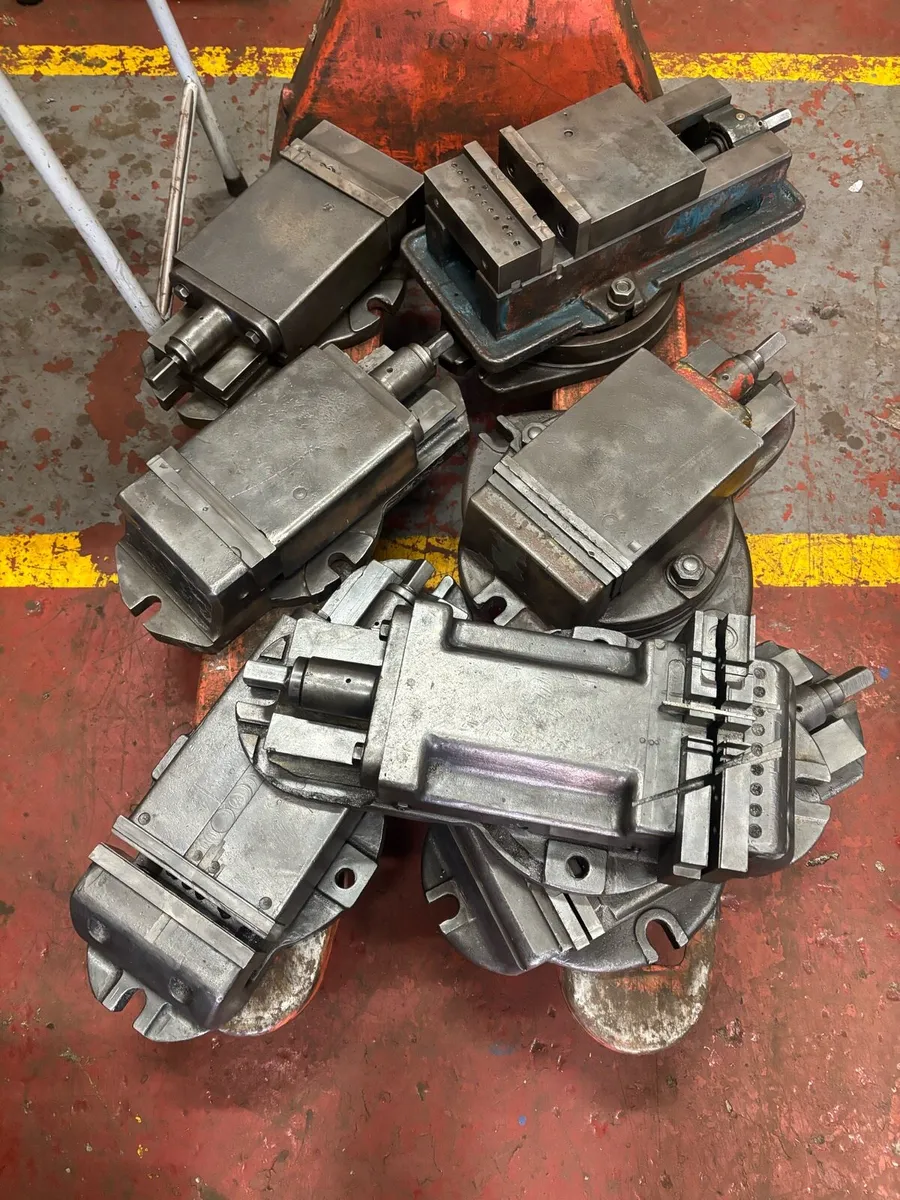 6” machine vices. - Image 3
