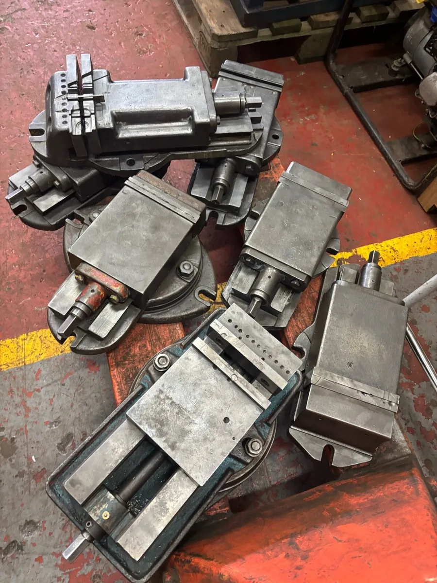 6” machine vices. - Image 2