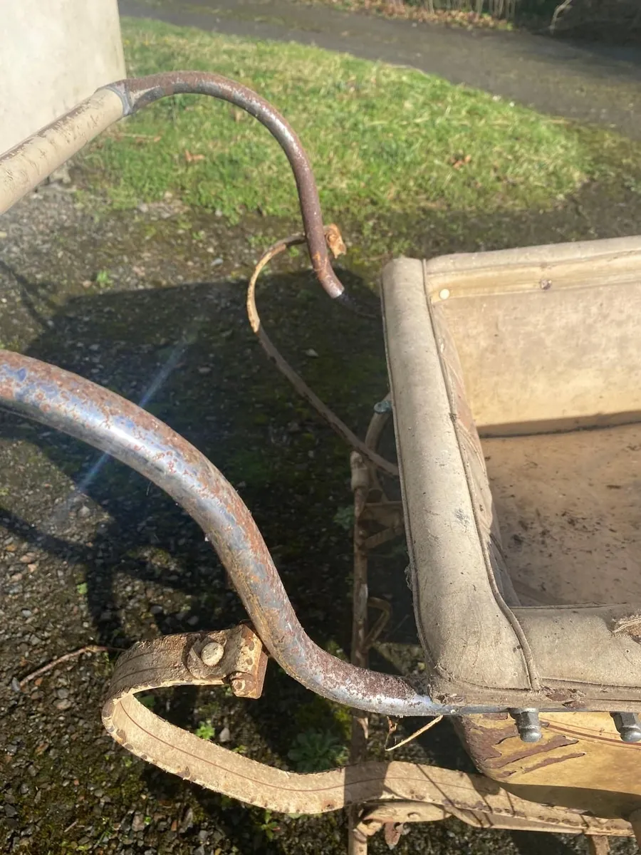 Vintage Silver Cross Pram 1940s - Image 4