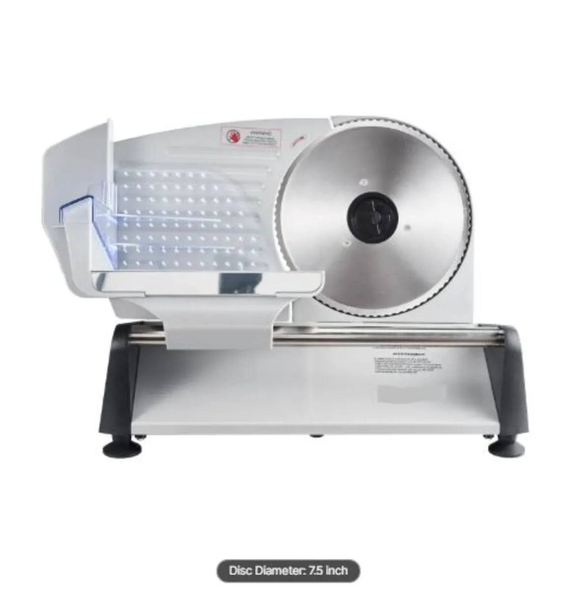 Meat Slicer, 200W Electric Deli Slicer Machine - Image 4