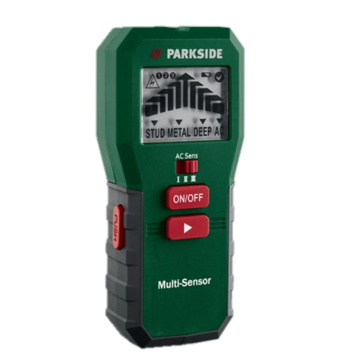 Parkside 4in1 Multi Purpose Stud Detector Wood Met - Image 1