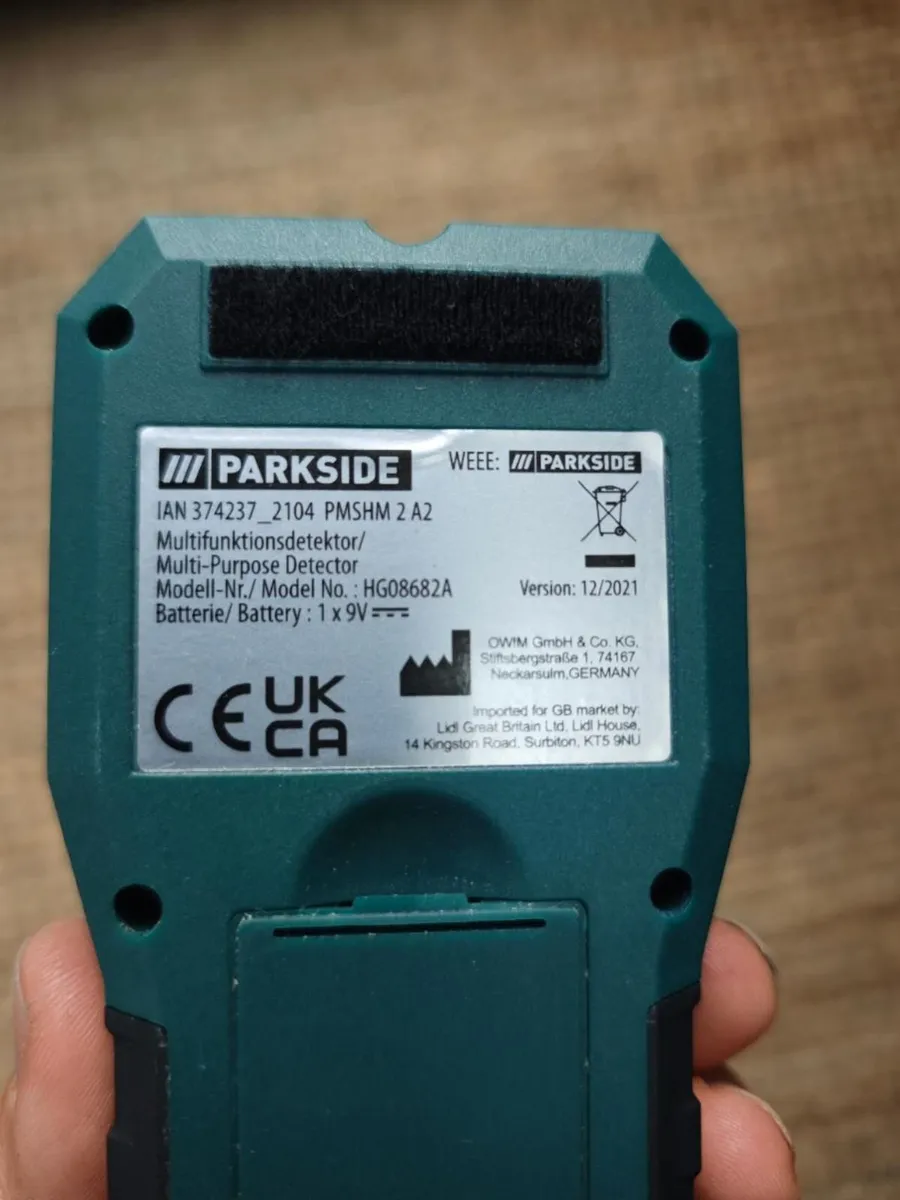 Parkside 4in1 Multi Purpose Stud Detector Wood Met - Image 4