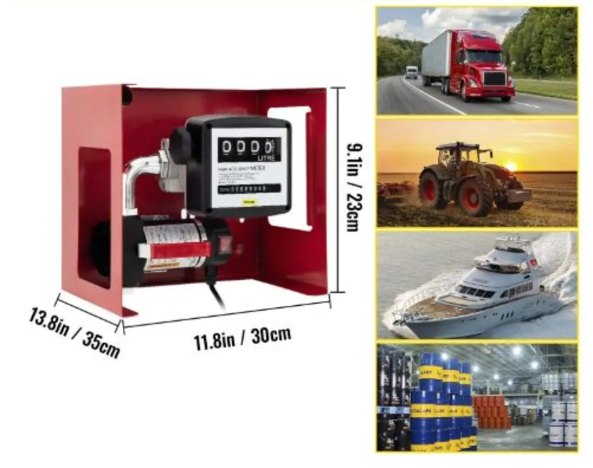 40 L Diesel Pump, Heating Oil Pump, 300 W Self- - Image 4