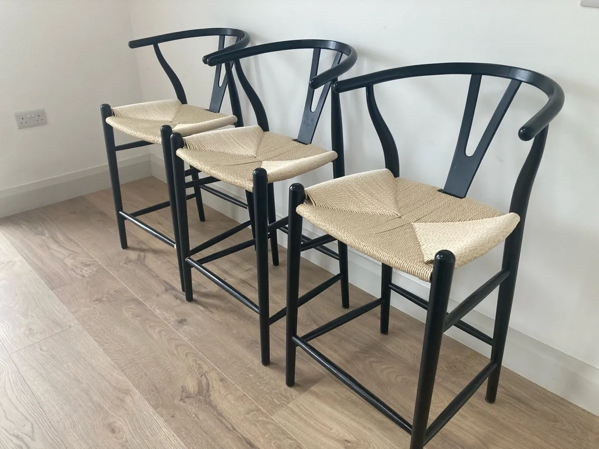 Wishbone Counter Stools from Meadows & Byrne - Image 1