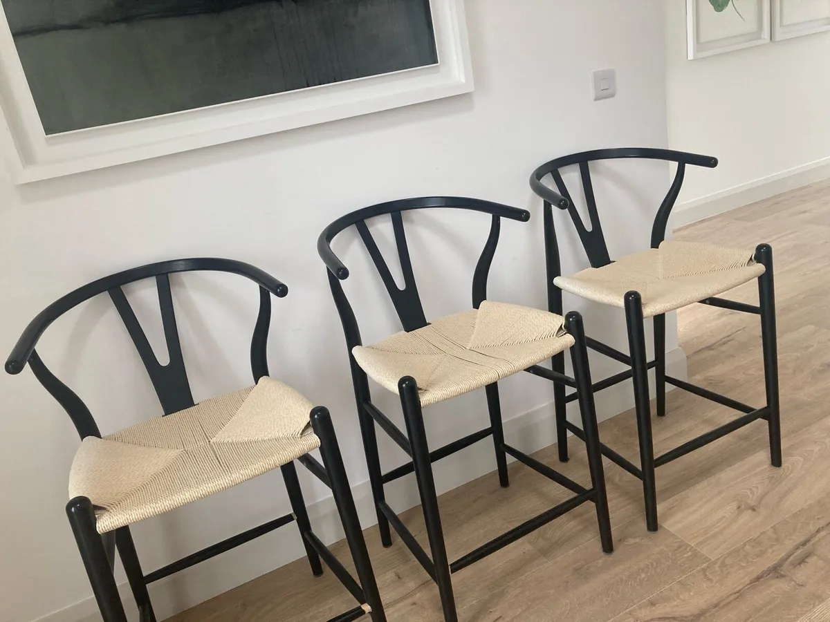 Wishbone Counter Stools from Meadows & Byrne - Image 4