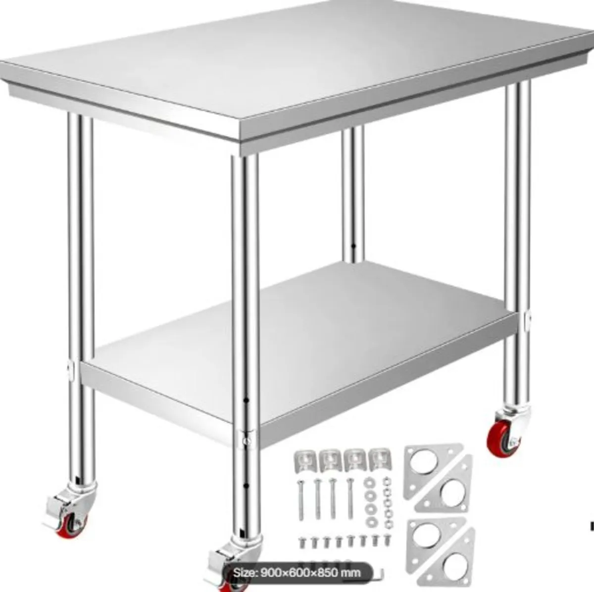 Stainless Steel Work Table 35 x 24 x 33 Inch, 300 - Image 1