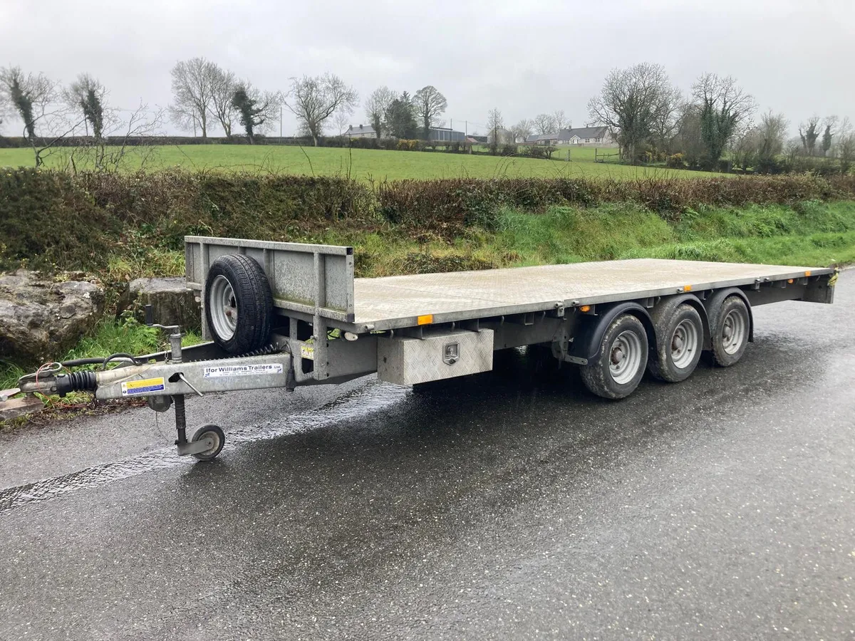 2020 Ifor Williams LM186 (18x6’6) Tri Axle Trailer - Image 1