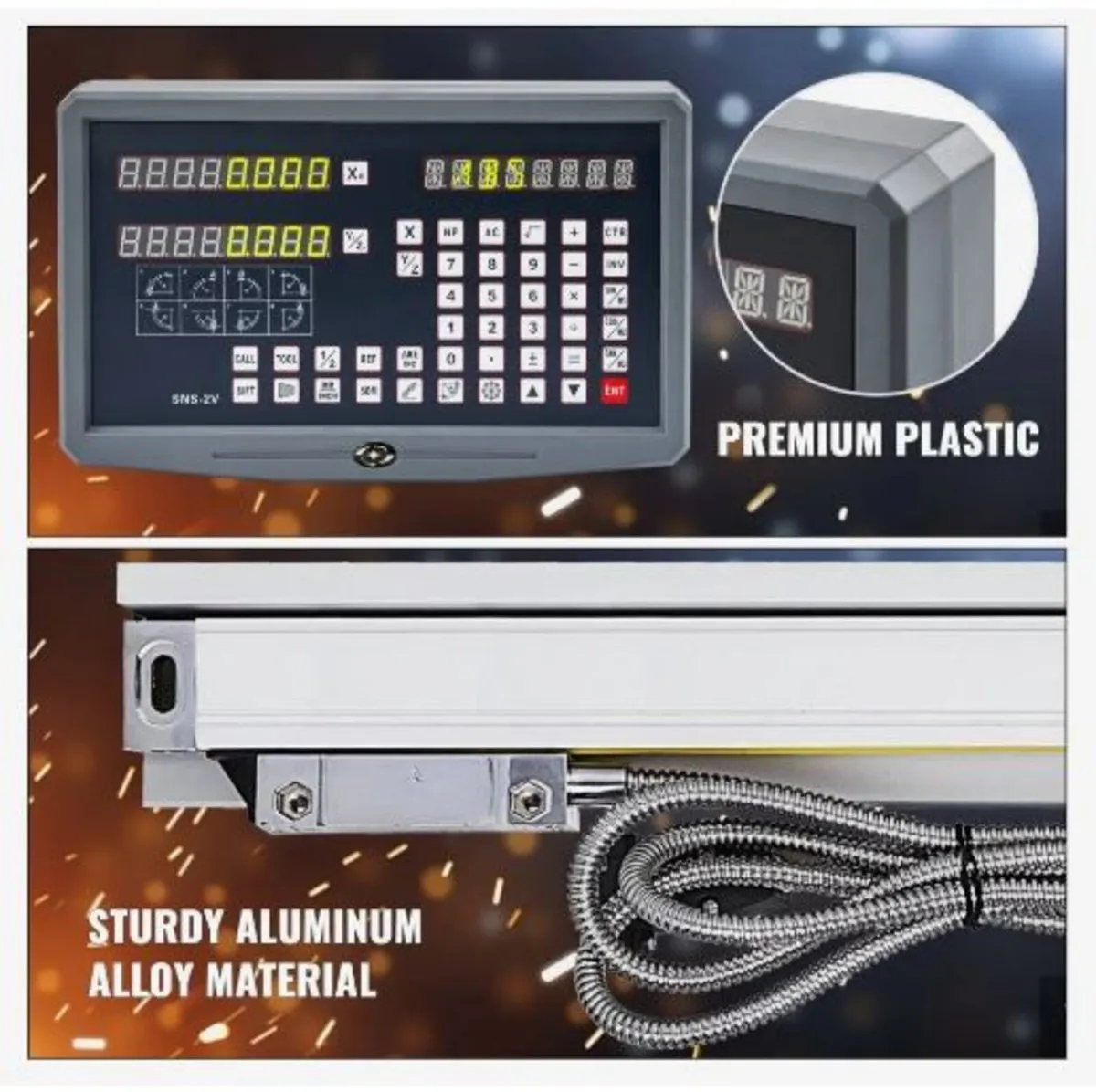 2 Axis Digital Readout Display 1000mm and 250mm - Image 2
