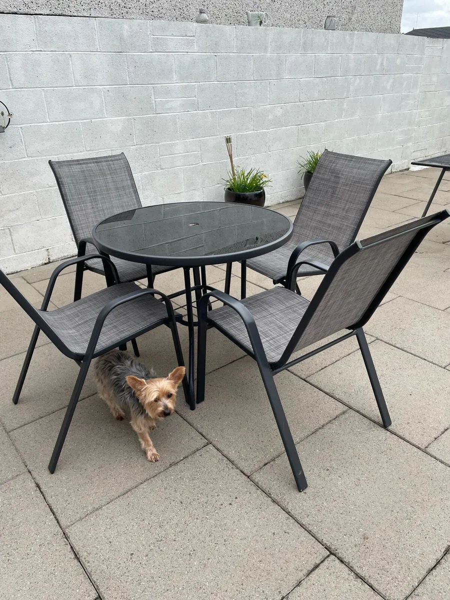 Garden table and chairs - Image 3