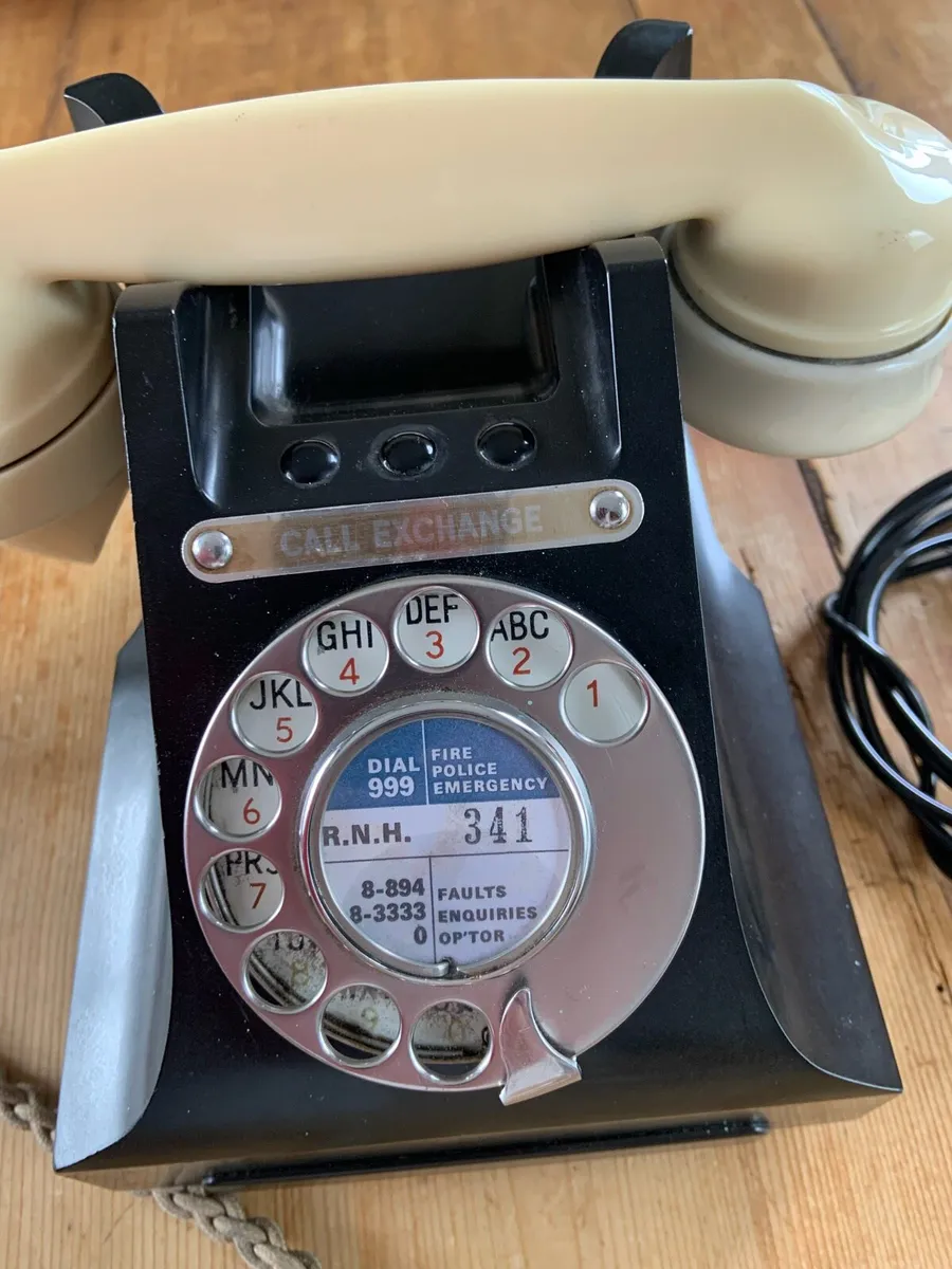 Bakelite Telephone 1940s WORKING GPO P&T - Image 2