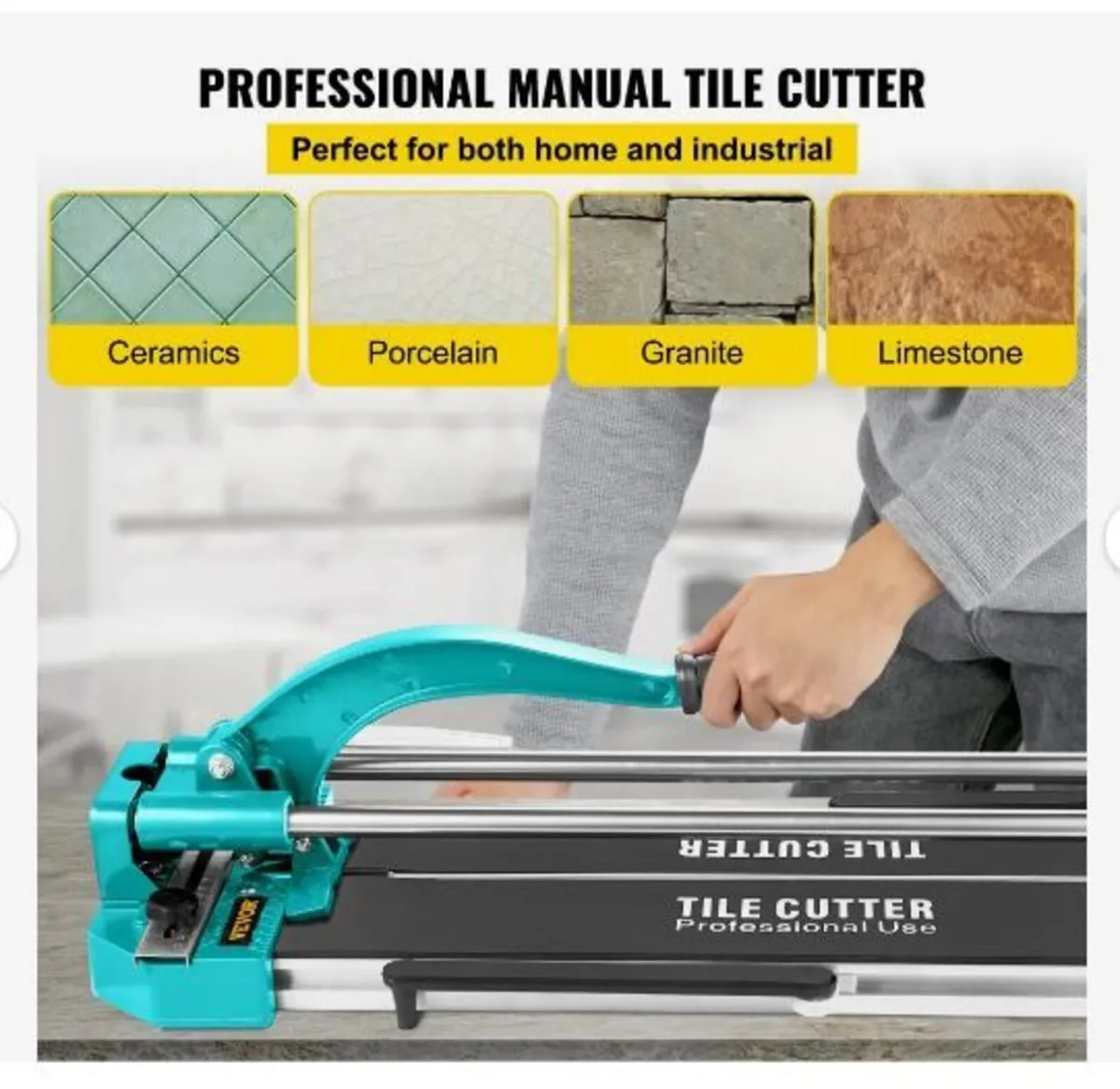 31 Inch/800mm Tile Cutter Double Rails - Image 2