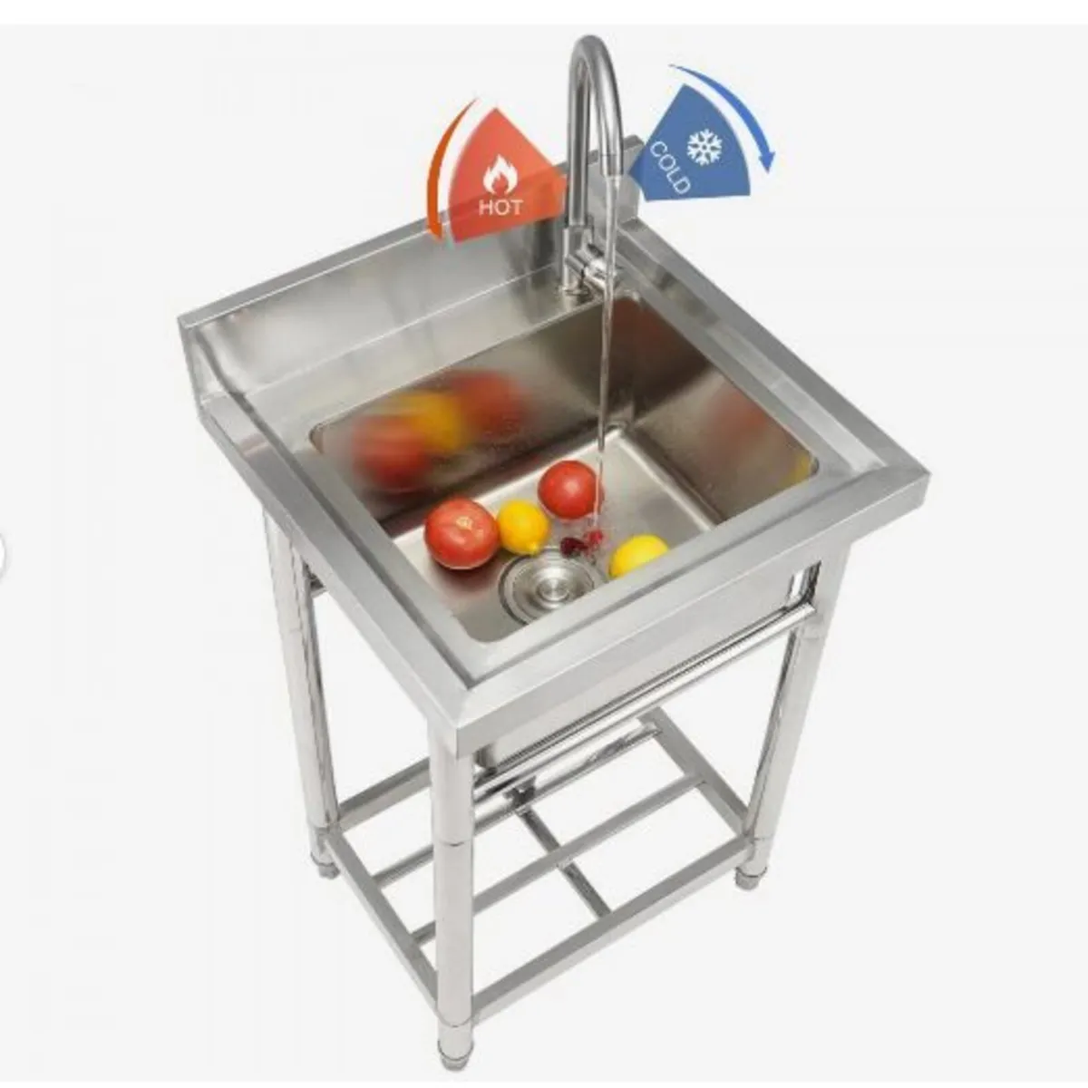 Stainless Steel Utility Sink - Image 1