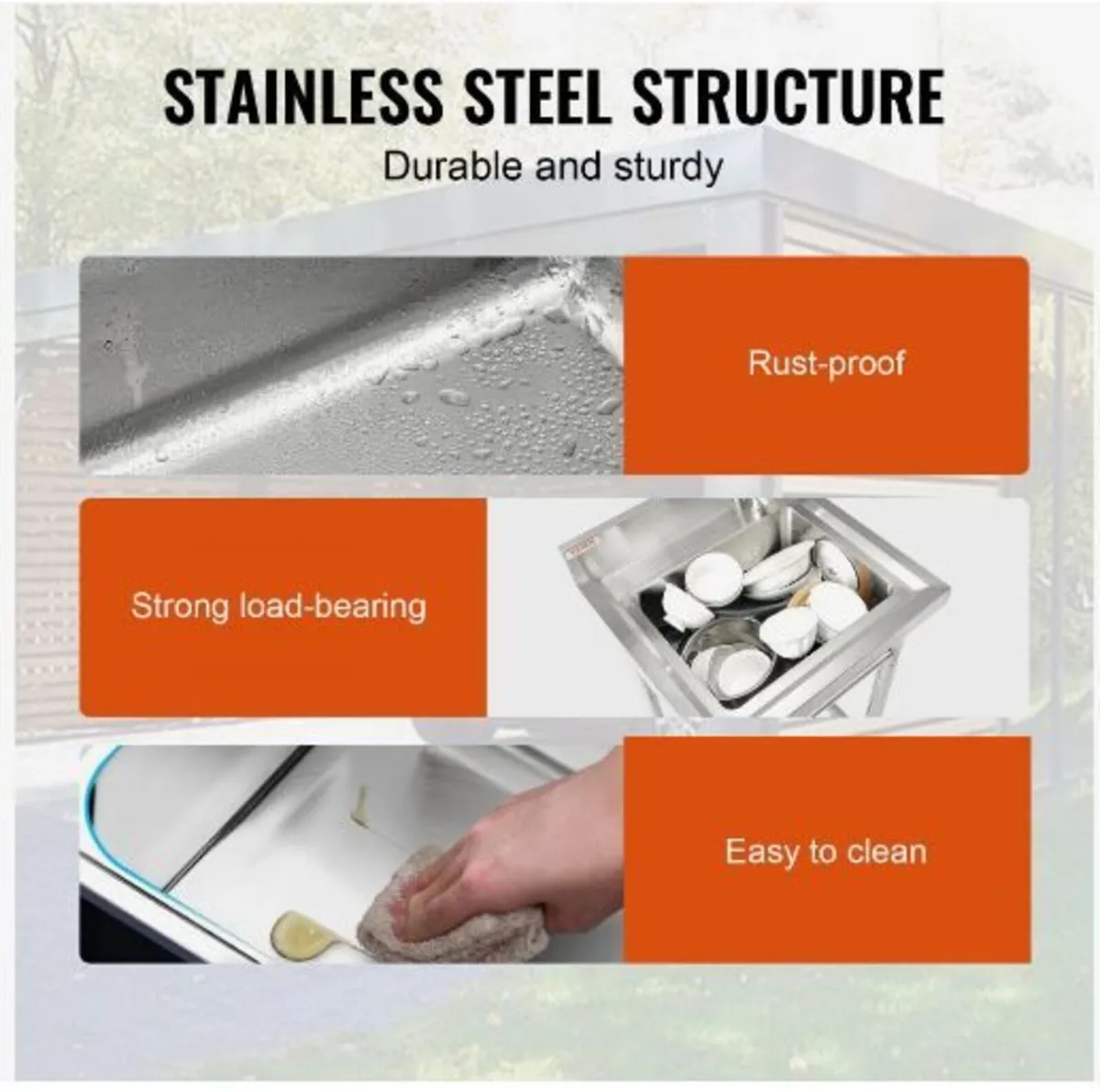 Stainless Steel Utility Sink - Image 4