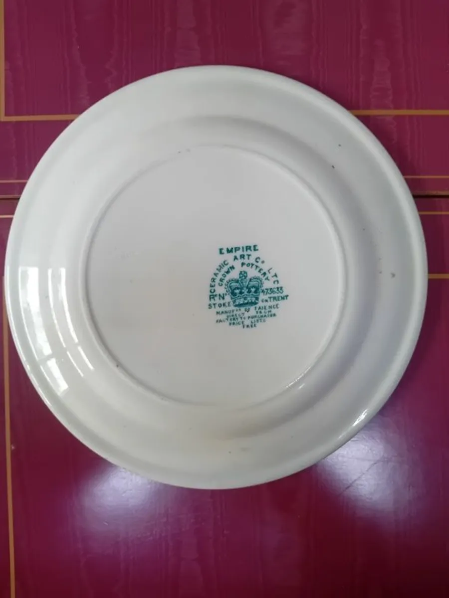 Loughrea Temperance Club Victorian Plate Rare - Image 1
