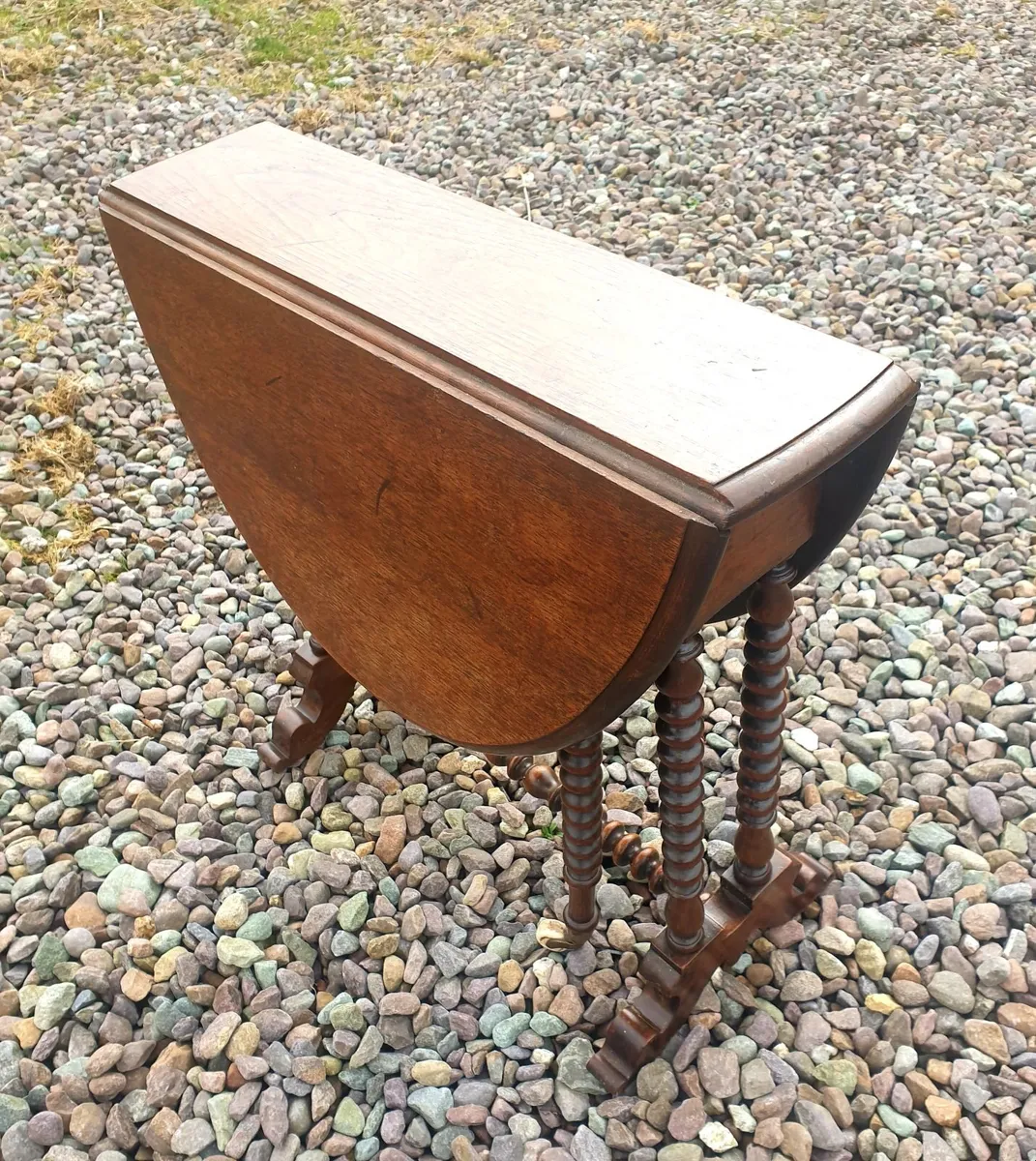 Victorian small Sutherland table - Image 4