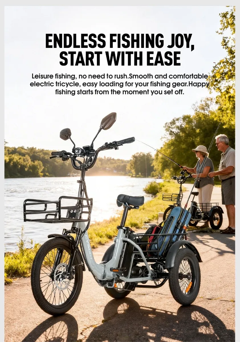 Free Delivery - Electric Tricycles Cargo Bikes - Image 4