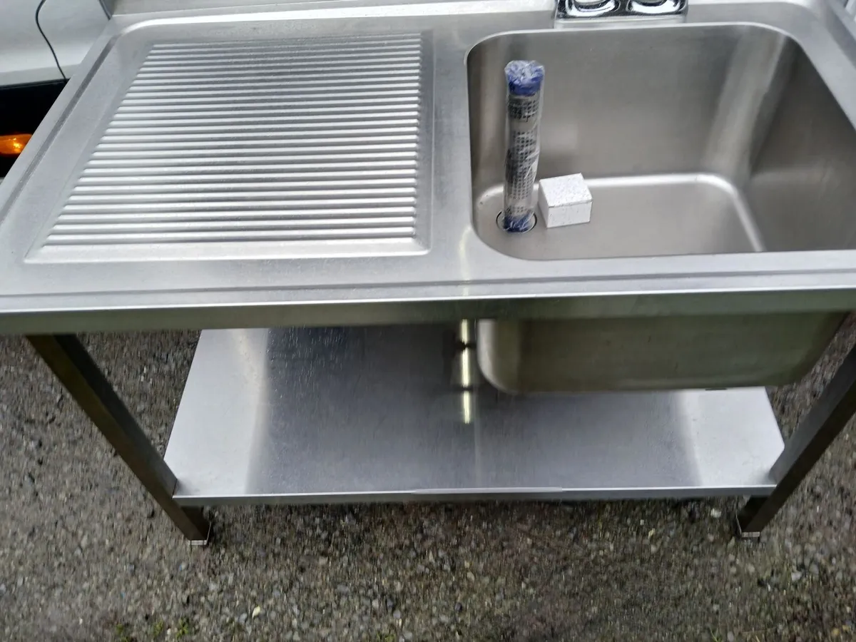 Staneless steel cabbinet sink unit complete - Image 3