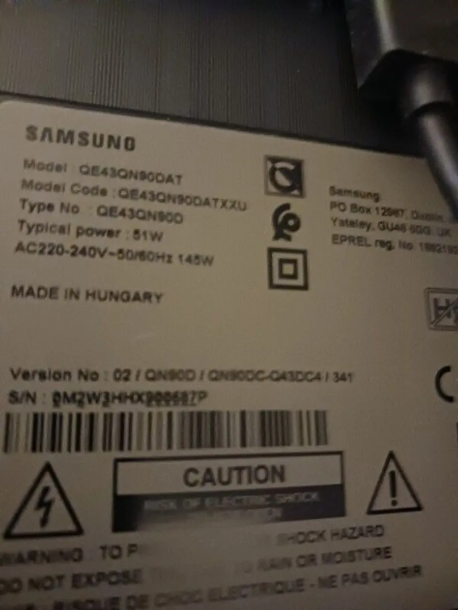 Samsung Tv 43" Qe43qn90datxxu - Image 2