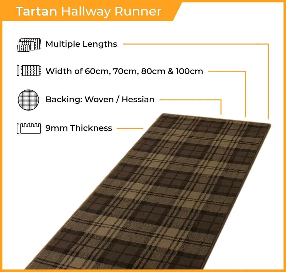 Soft Luxurious Hallway Runner Rug - Comfortable - Image 2