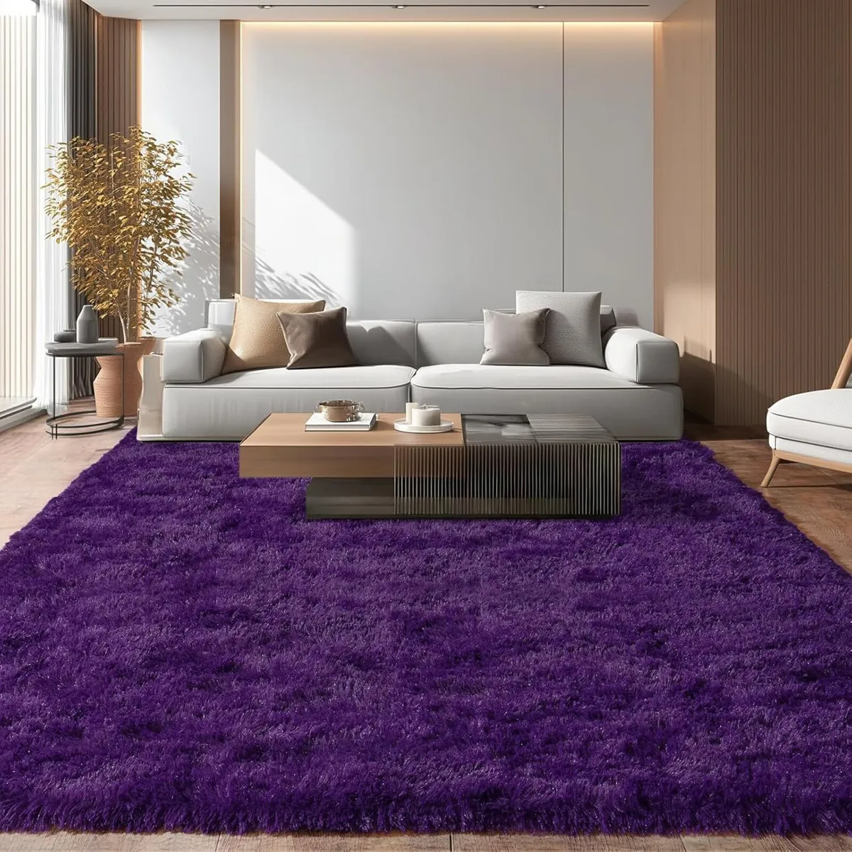 Large Rugs for Living Room 200x300 cm - Fluffy - Image 1