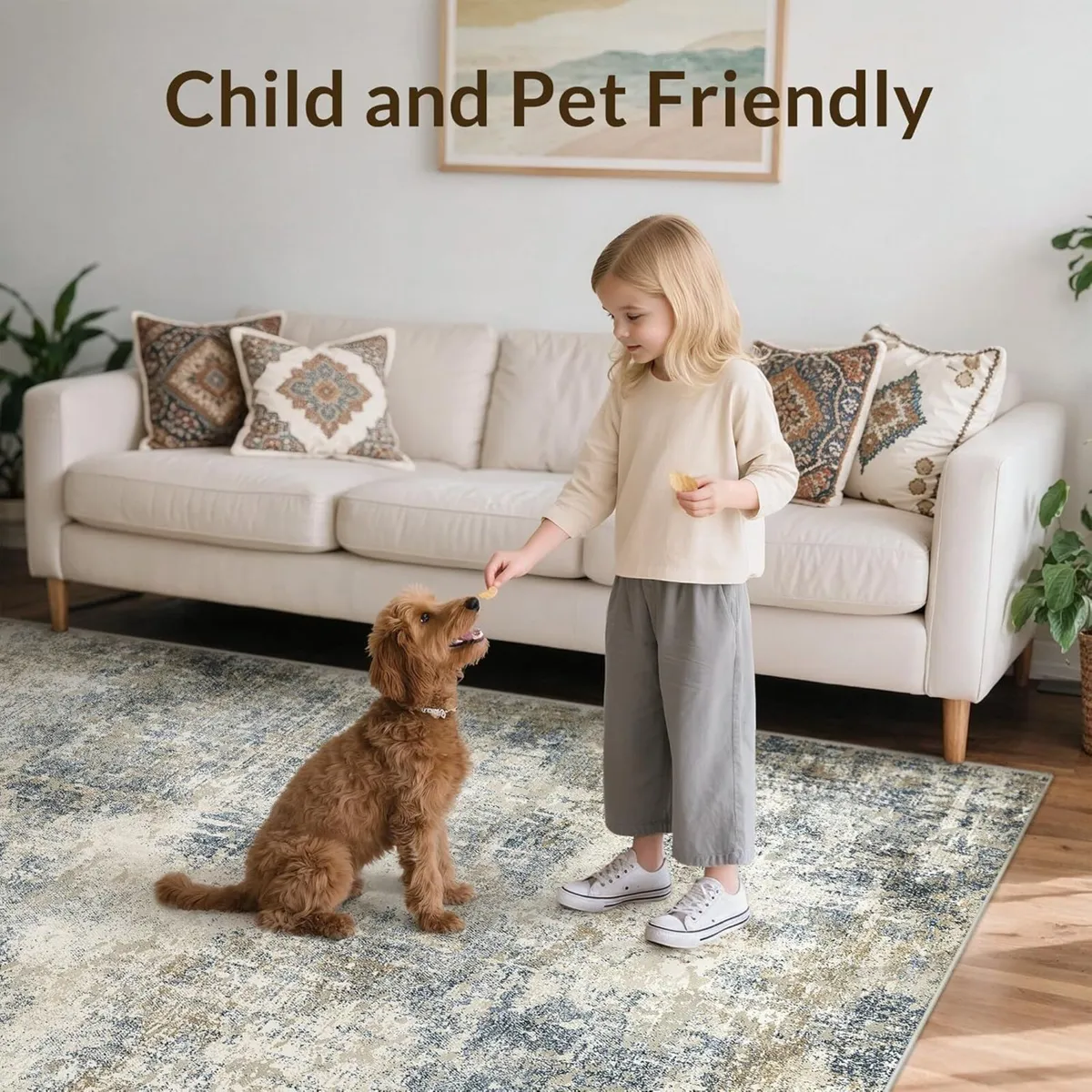 Large Rugs for Living Room 200x290cm Extra Area - Image 3