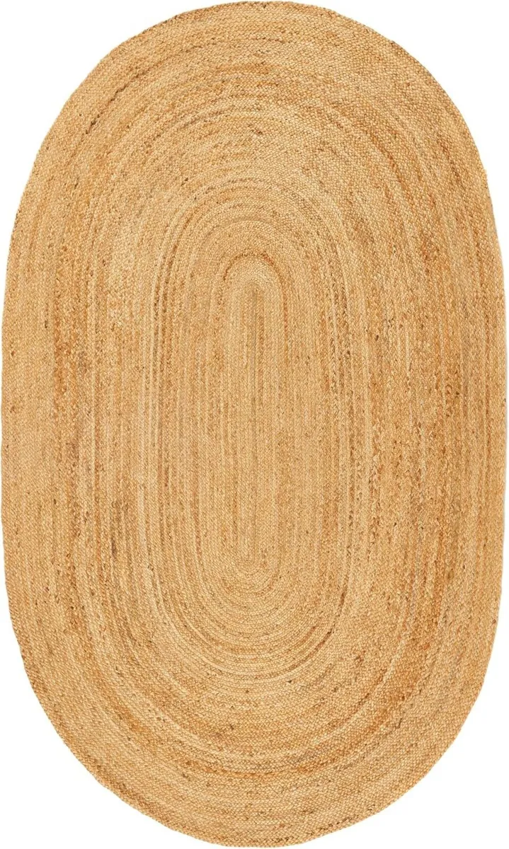 Jute Hand Made Braid Stitched Rug for Homes - Image 3