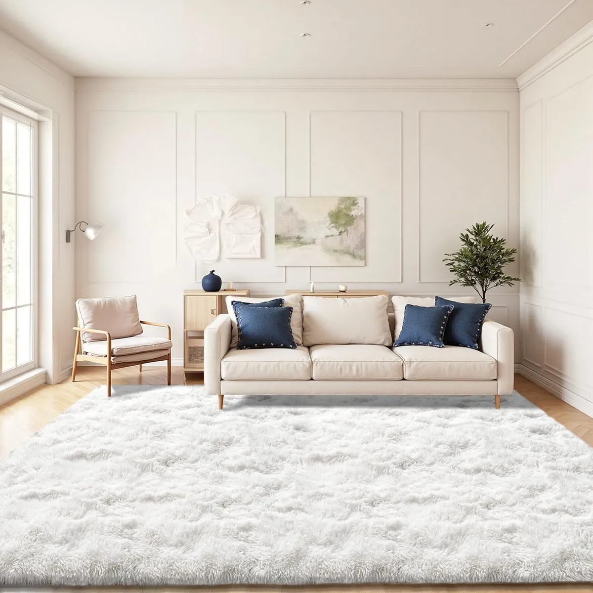 Rugs Living Room Large Area Carpet Fluffy - Image 1