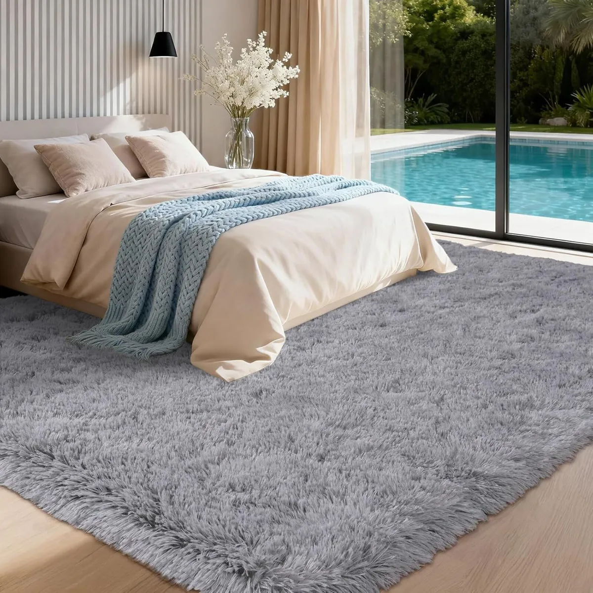 Large Rugs for Living Room 160x230 cm - Fluffy - Image 3