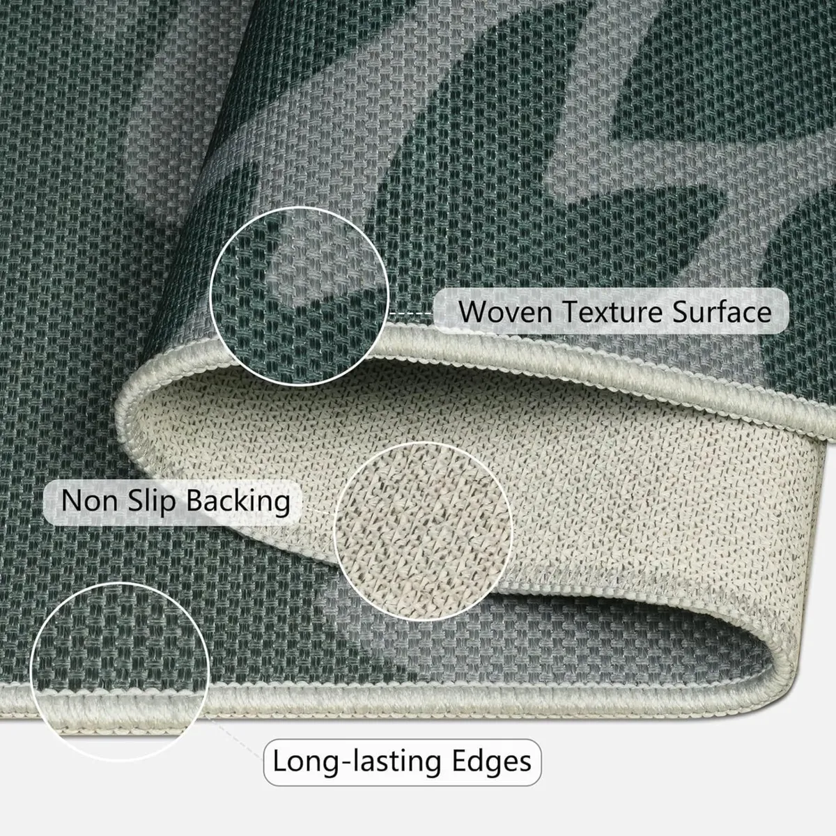 Outdoor Rug 160x230cm Jute Rugs Living Room - Image 3