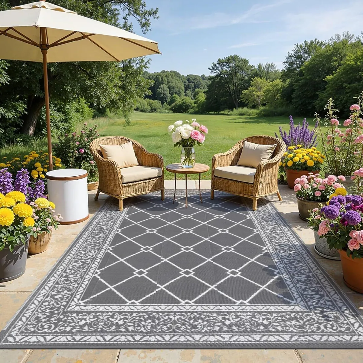Outdoor Rug for Patios Waterproof 240x300 cm - Image 1