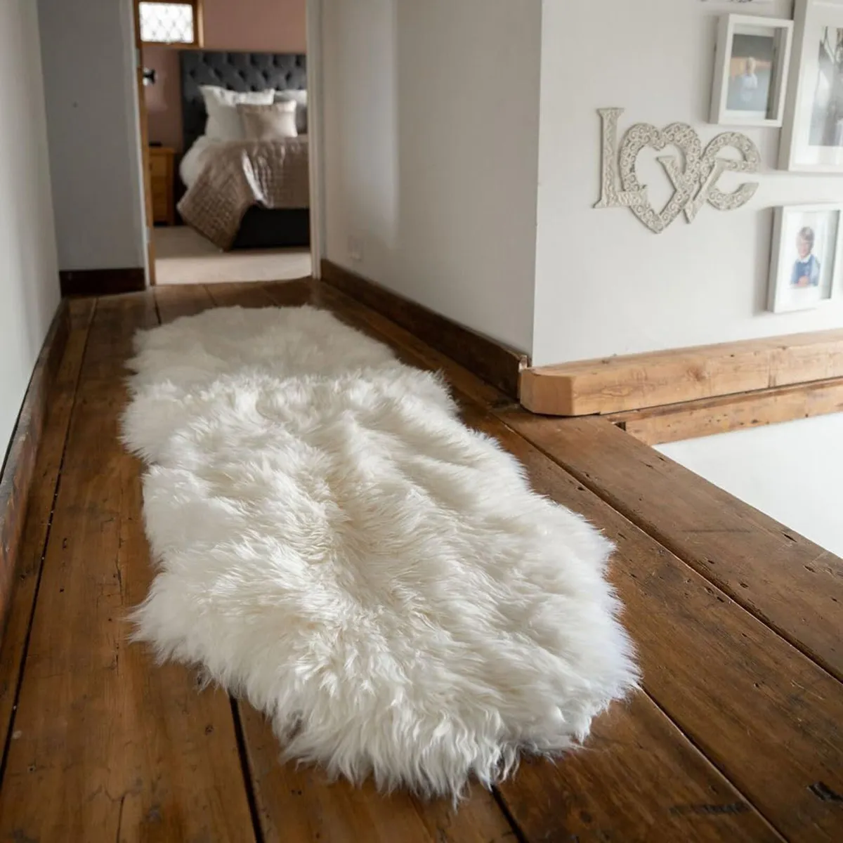 Genuine Sheepskin Colourful Rugs (Double)