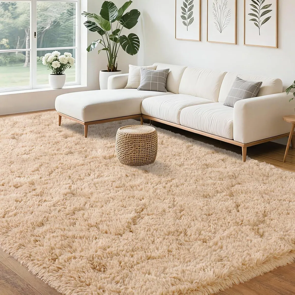 Large Rugs for Living Room 160x230 cm - Fluffy - Image 4