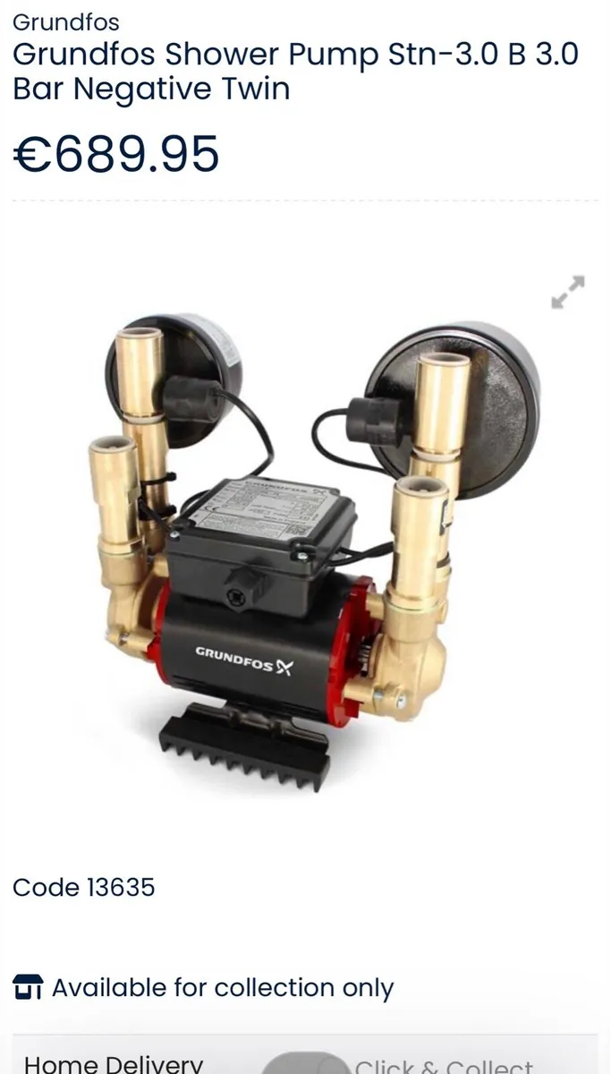 Shower pump - Image 3