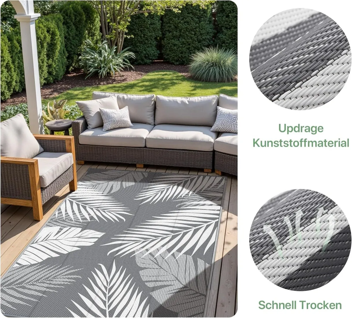Outdoor Rug 275x365 cm – Extra Large Waterproof - Image 3