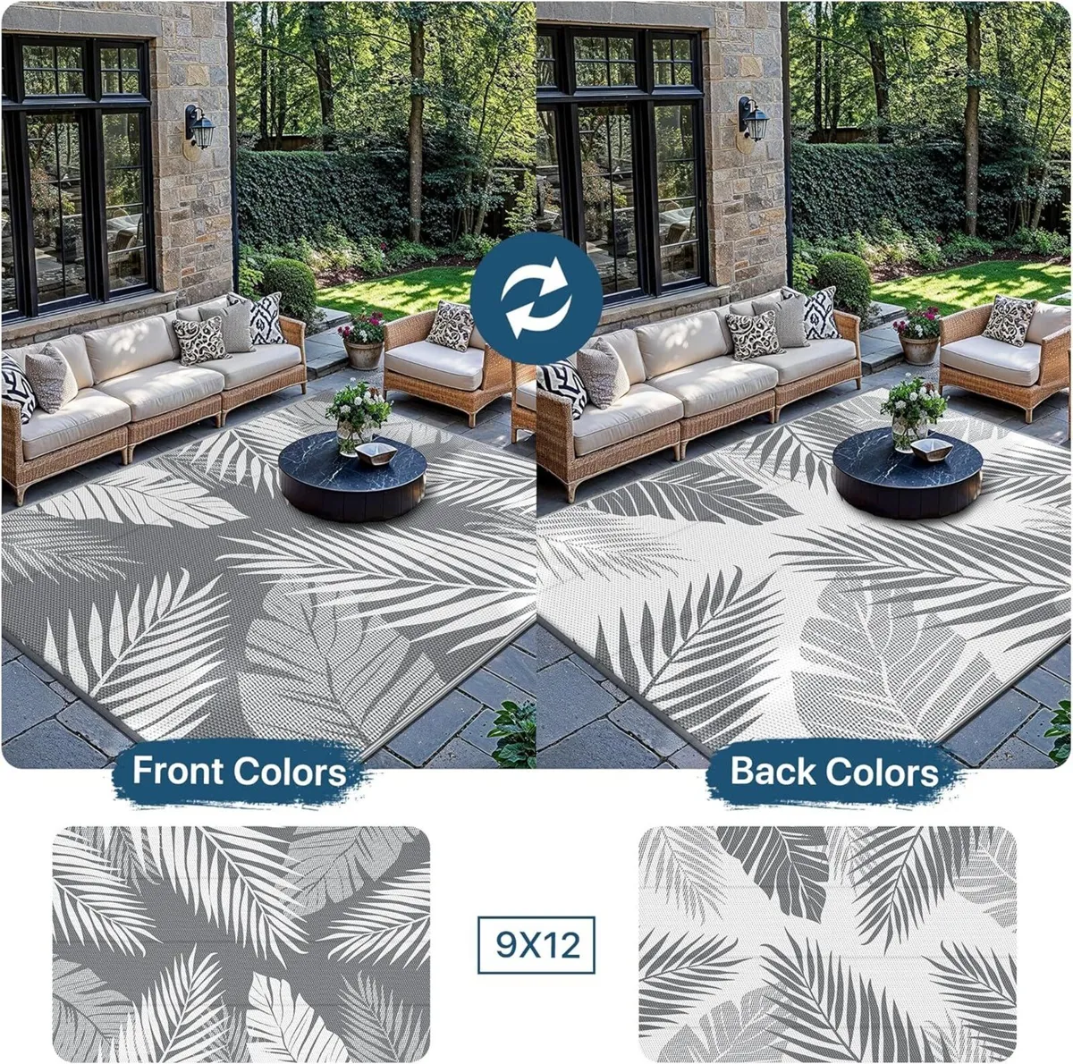 Outdoor Rug 275x365 cm – Extra Large Waterproof - Image 4