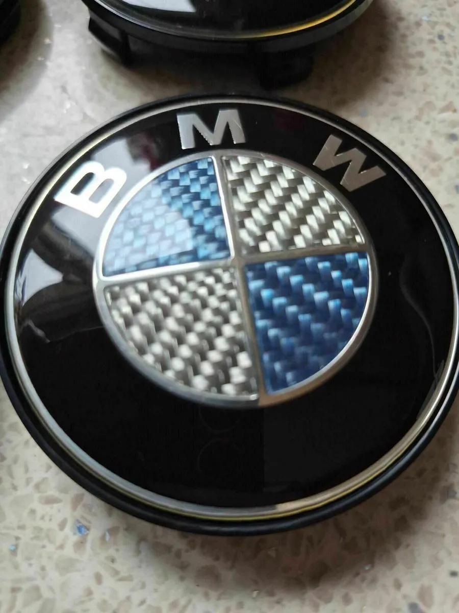 BMW Carbon Fibre Centre Caps - FREE POST - Image 2