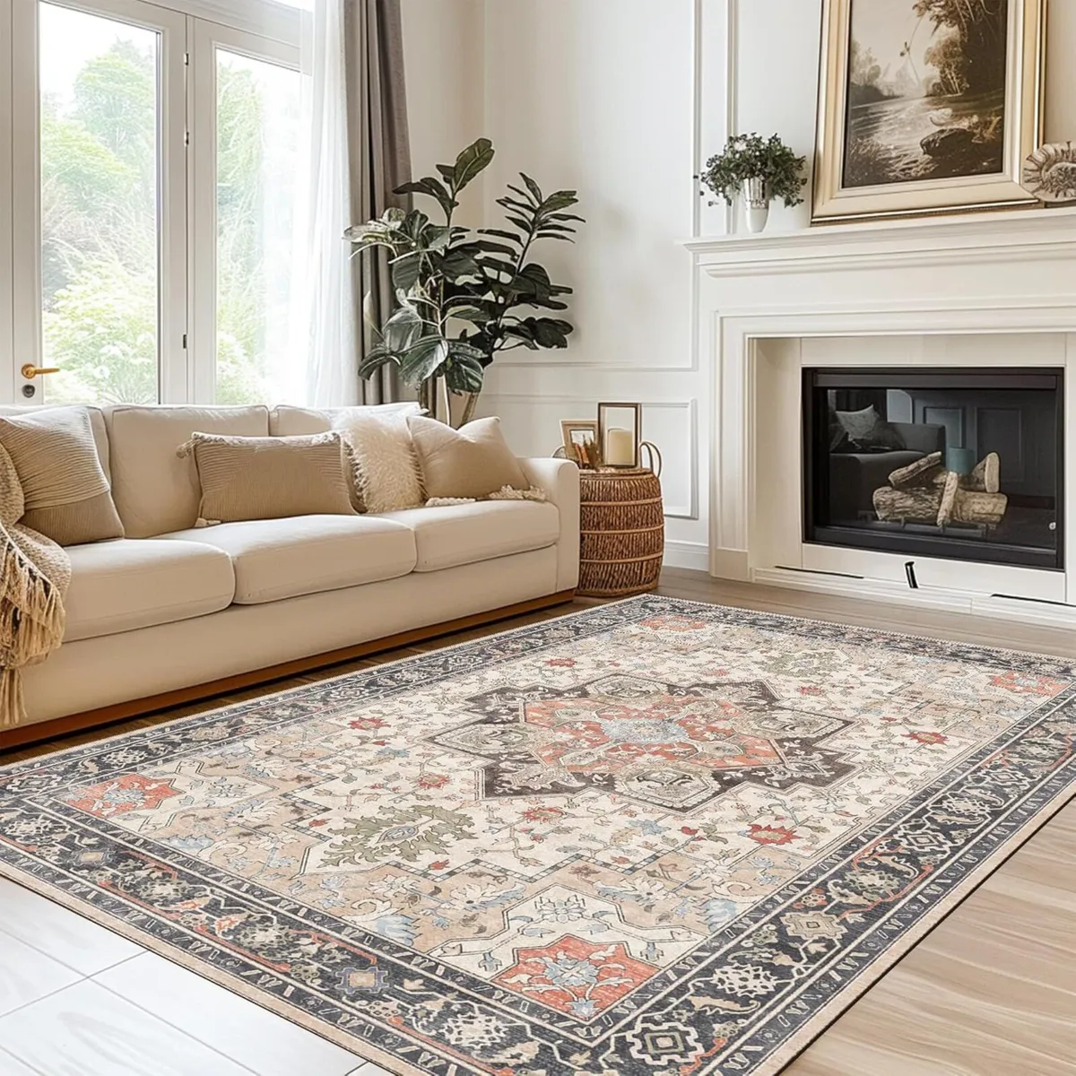 Large Rugs for Living Room 240x230cm Extra Area - Image 1