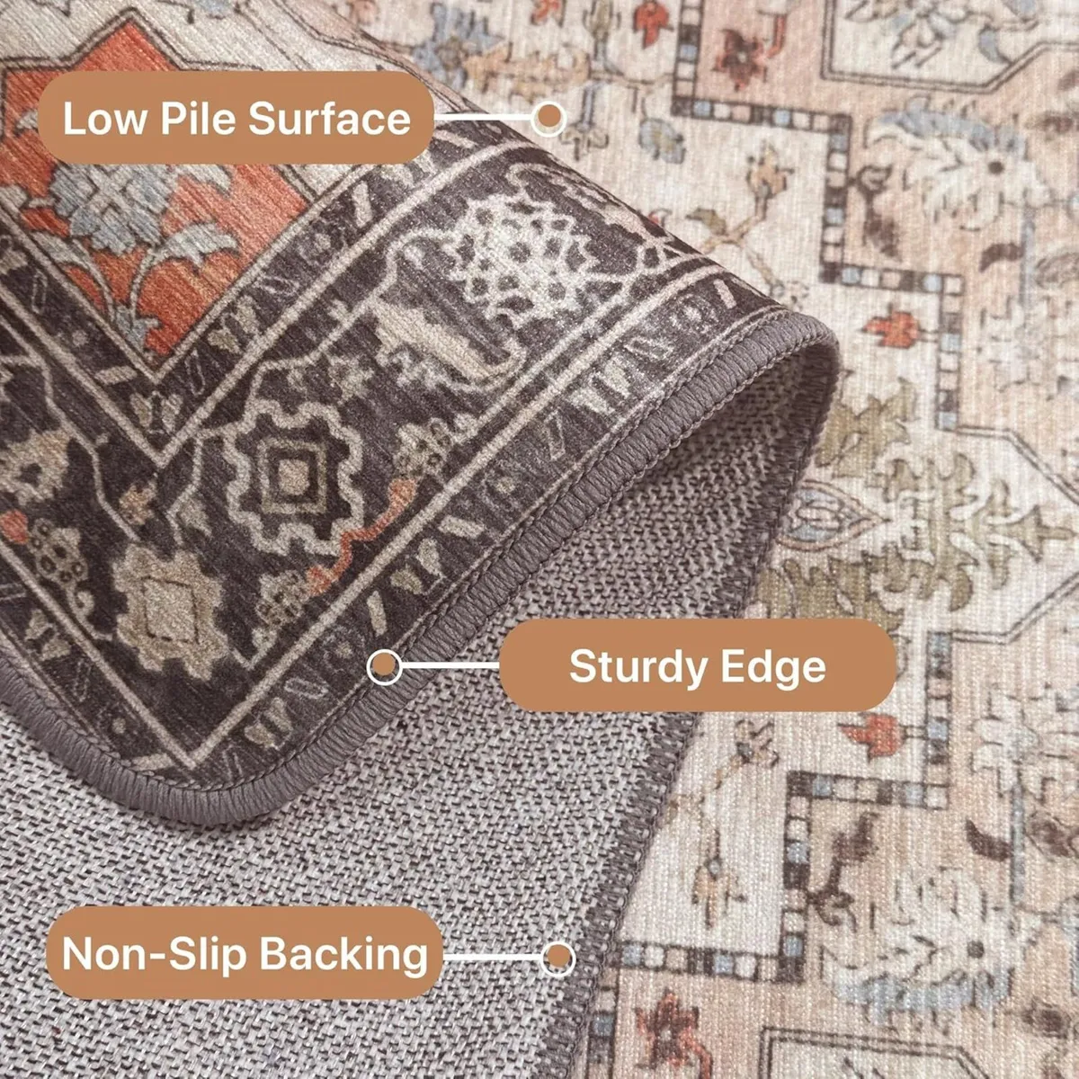 Large Rugs for Living Room 240x230cm Extra Area - Image 2