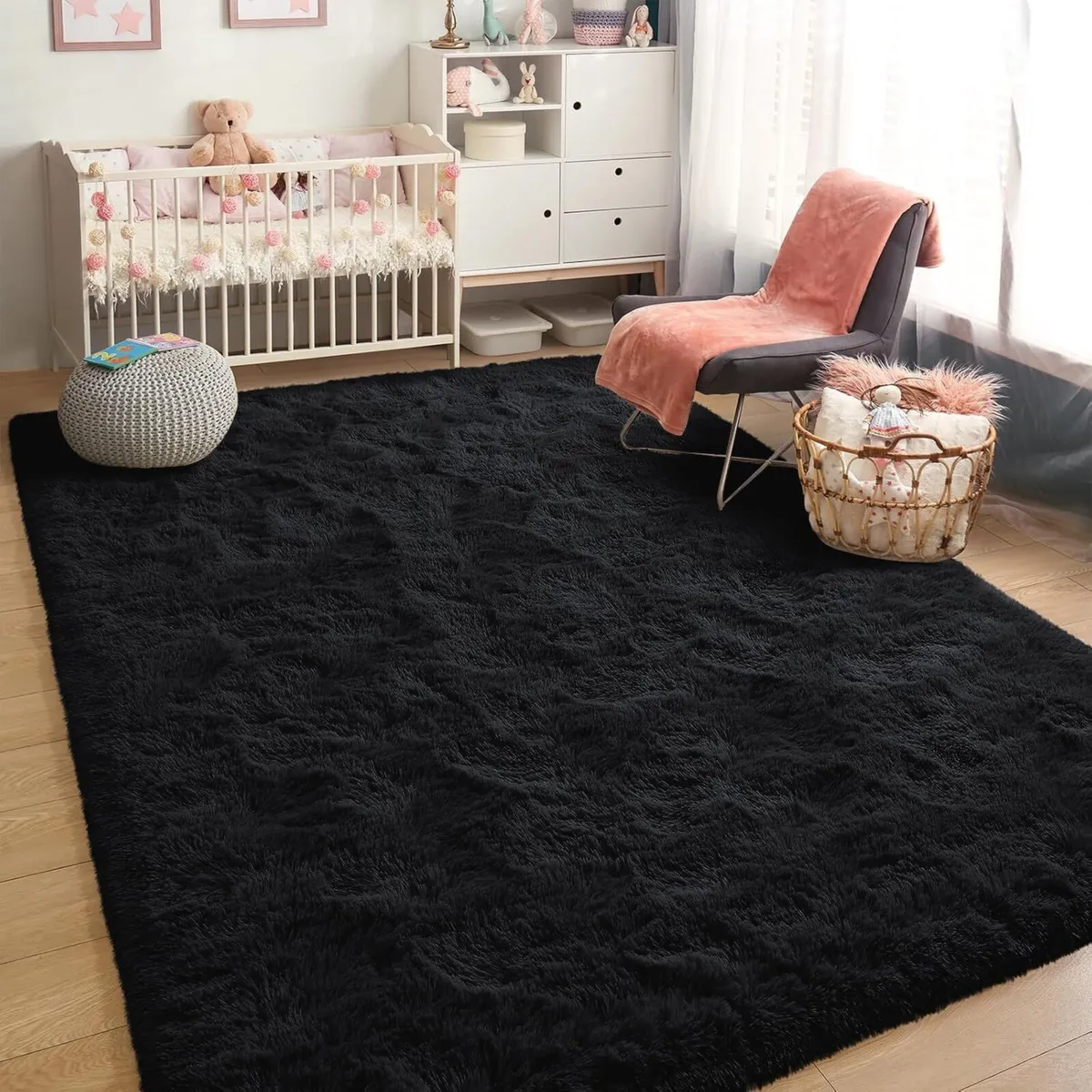 Rugs Living Room Large 200x290 cm Soft Fluffy - Image 2