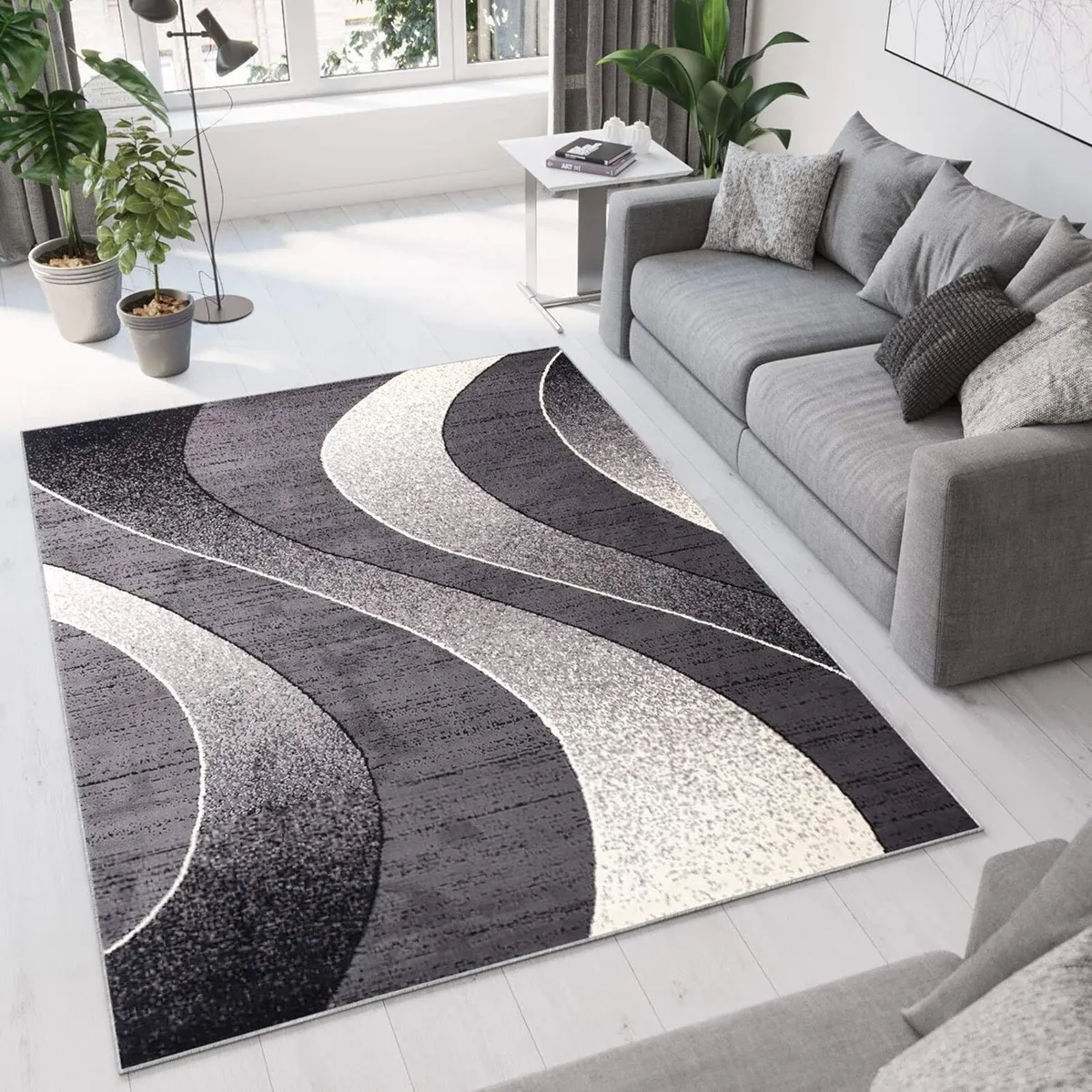 Dream Area Rug Living Room Bedroom Modern Short - Image 1