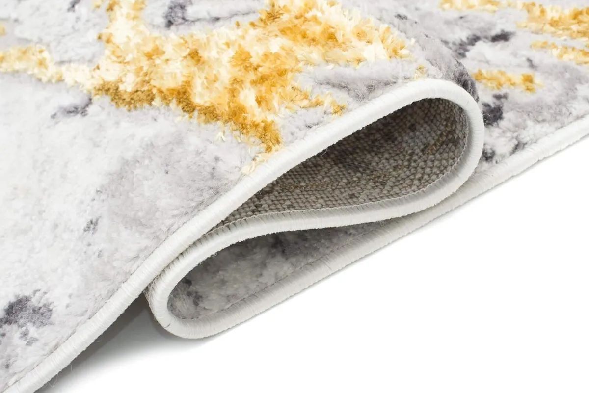 Shine Area Rug Living Room Bedroom Abstract Short - Image 4