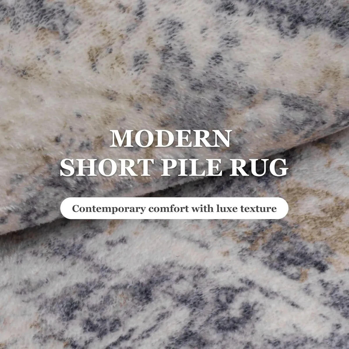 Modern Area Rug- Upgraded 10mm Thick Sponge for - Image 3