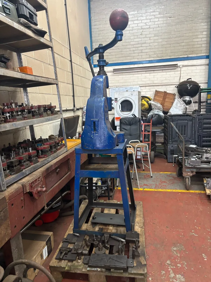 DENBEIGH NO 6 fly press & TOOLING - Image 2